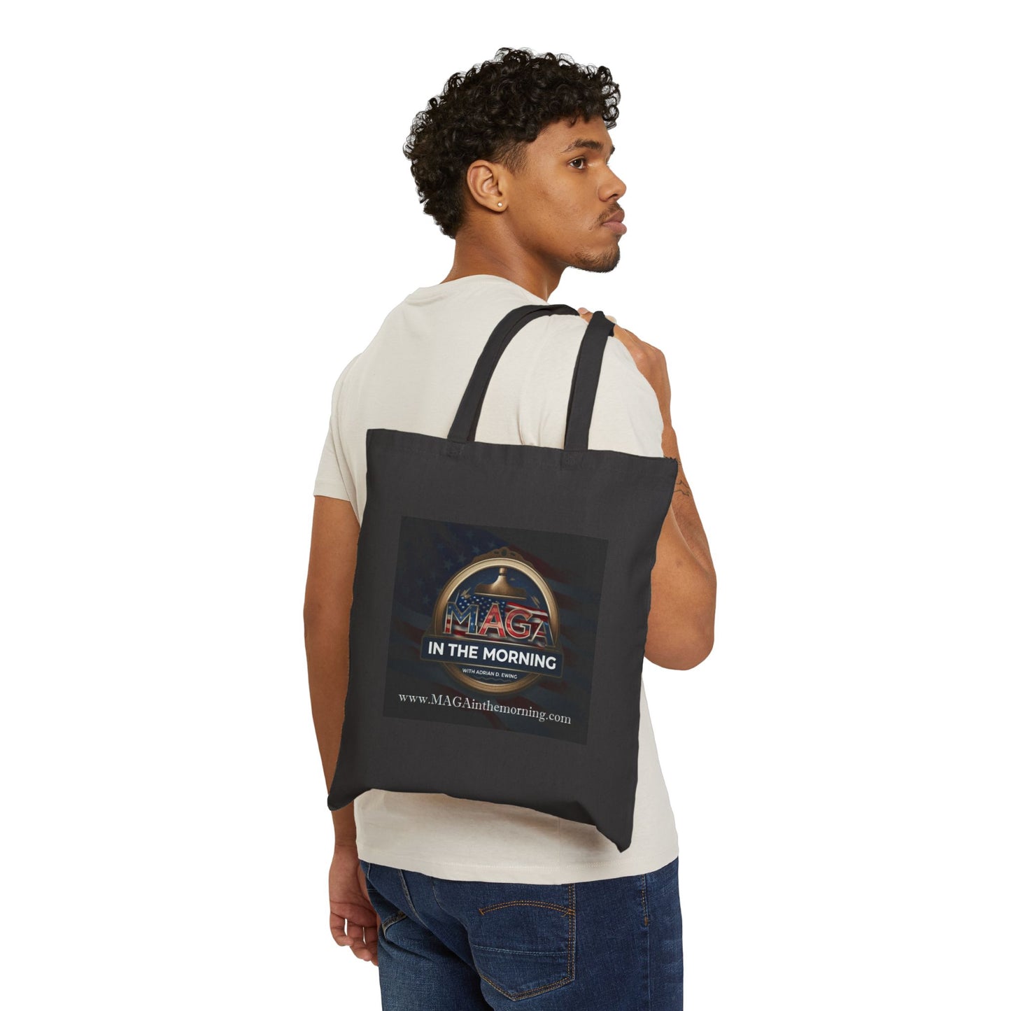 MAGA In The Morning ~ Cotton Canvas Tote Bag